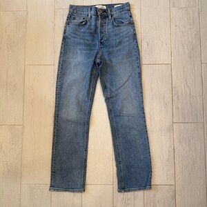 Denim Forum Arlo High Rise Straight Jeans